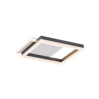 Plafoniera LED moderna negru mat 40W 3000/4000/6000K, Sami 01-3998 Smarter