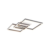 Plafoniera LED moderna negru mat 120W 3000/4000/6000K, Sami 01-4002 Smarter