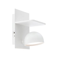 Aplica/Spot LED modern alb mat orientabil USB 7W/537lm/3000K, Seibi 01-3491 Smarter