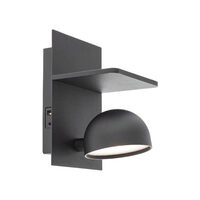 Aplica/Spot modern negru mat orientabil USB 7W/537lm/3000K, Seibi 01-3492 Smarter