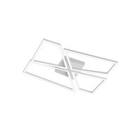 Plafoniera LED moderna alb mat LED 80W 3000K/4000K/6000K, Slash 01-3543 Smarter