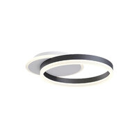 Aplica/Plafoniera LED moderna alb-negru 28W 3000/4000/6000K, Tara 01-3990 Smarter