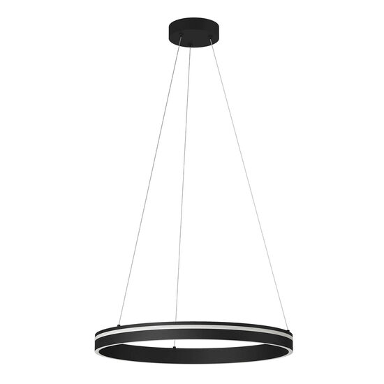 Lustra LED moderna negru mat 38W/1956lm 3000K/4000K, Valdis 01-3776 Smarter
