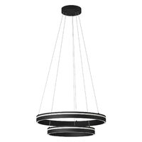 Lustra LED moderna negru mat 55W/2320lm 3000K/4000K, Valdis 01-3779 Smarter