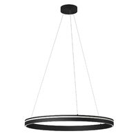 Lustra LED moderna negru mat 57W/2835lm 3000K/4000K, Valdis 01-3782 Smarter