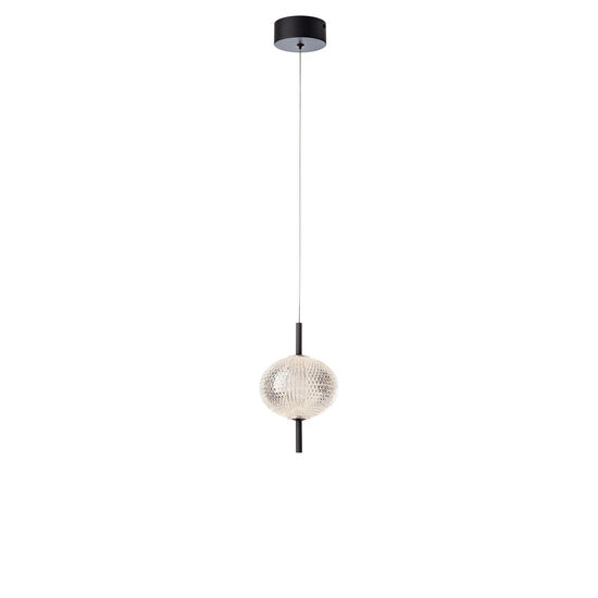 Lustra LED moderna negru mat 6W/667lm/3000K, Ventura 01-4023 Smarter