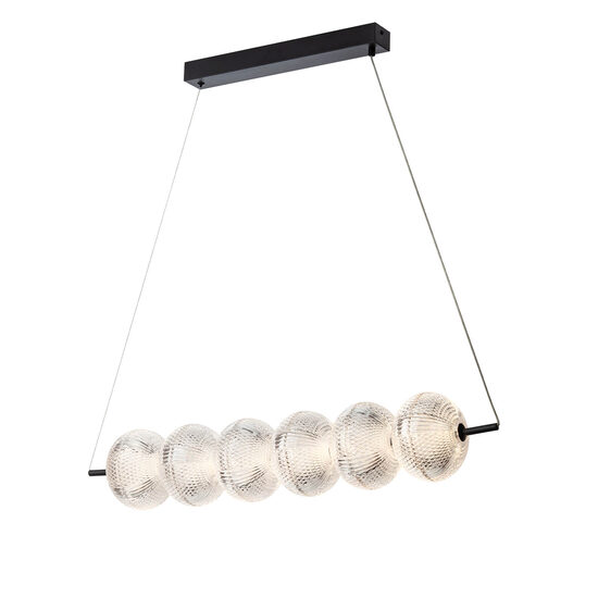 Lustra LED moderna negru mat 36W/3611lm/3000K, Ventura 01-4026 Smarter