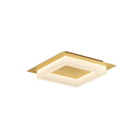 Plafoniera LED moderna auriu mat 28W/1655lm 3000K/4000K/6500K, Perimetro 05-972 Smarter