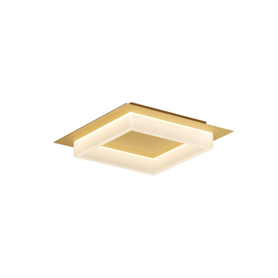 Plafoniera LED moderna auriu mat 28W/1655lm 3000K/4000K/6500K, Perimetro 05-972 Smarter