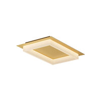 Plafoniera LED moderna auriu mat 36W/2155lm 3000K/4000K/6500K, Perimetro 05-975 Smarter