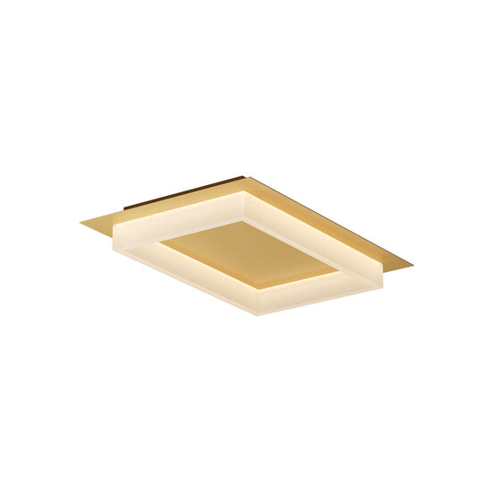 Plafoniera LED moderna auriu mat 36W/2155lm 3000K/4000K/6500K, Perimetro 05-975 Smarter