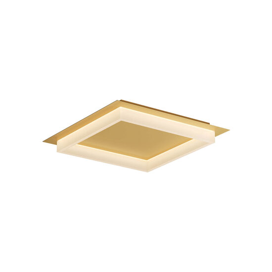 Plafoniera LED moderna auriu mat 40W/2160lm 3000K/4000K/6500K, Perimetro 05-978 Smarter