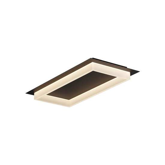 Plafoniera LED moderna negru mat 40W/2160lm 3000K/4000K/6500K, Perimetro 05-982 Smarter