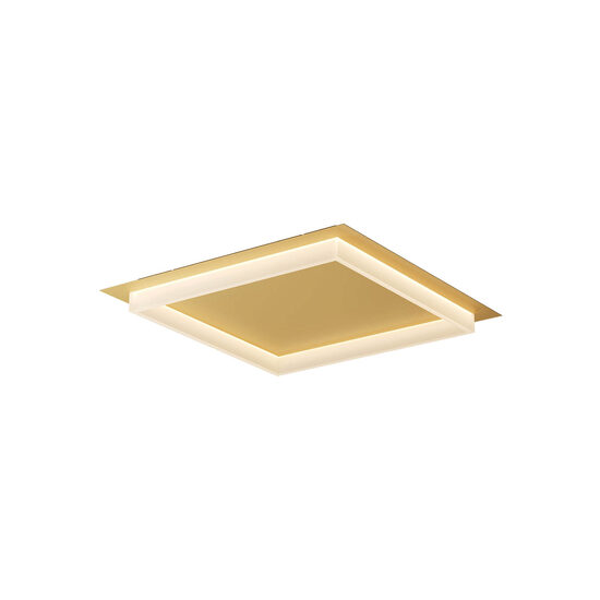 Plafoniera LED moderna auriu mat 50W/3200lm 3000K/4000K/6500K, Perimetro 05-984 Smarter