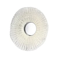 Aplica LED moderna crom abajur sticla lucrata manual 6W/420lm/3000K, Reef 05-970 Smarter