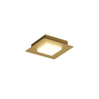 Plafoniera LED moderna auriu mat 16W/986lm 3000K/4000K/6500K, Tatami 05-987 Smarter