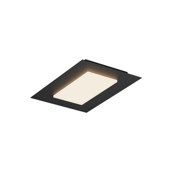 Plafoniera LED moderna negru mat 36W/2340lm 3000K/4000K/6500K, Tatami 05-994 Smarter