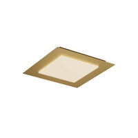 Plafoniera LED moderna auriu mat 40W/2520lm 3000K/4000K/6500K, Tatami 05-996 Smarter
