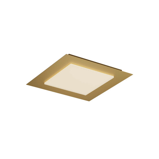 Plafoniera LED moderna auriu mat 40W/2520lm 3000K/4000K/6500K, Tatami 05-996 Smarter