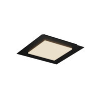 Plafoniera LED moderna negru mat 40W/2520lm 3000K/4000K/6500K, Tatami 05-997 Smarter