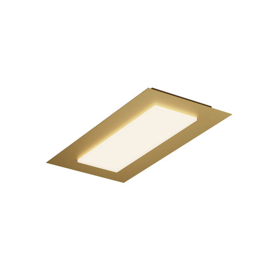 Plafoniera LED moderna auriu mat 40W/2720lm 3000K/4000K/6500K, Tatami 05-999 Smarter
