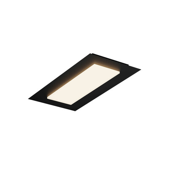 Plafoniera LED moderna negru mat 40W/2720lm 3000K/4000K/6500K, Tatami 05-1000 Smarter