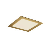 Plafoniera LED moderna auriu mat 50W/3850lm 3000K/4000K/6500K, Tatami 05-1002 Smarter