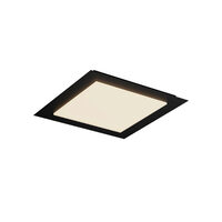 Plafoniera LED moderna negru mat 50W/3850lm 3000K/4000K/6500K, Tatami 05-1003 Smarter