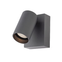 Aplica/Spot exterior IP65 LED orientabil gri 9W/2200K-4000K, Alan 90632 Smarter
