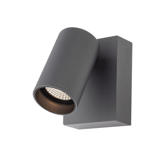 Aplica/Spot exterior IP65 LED orientabil gri 9W/2200K-4000K, Alan 90632 Smarter