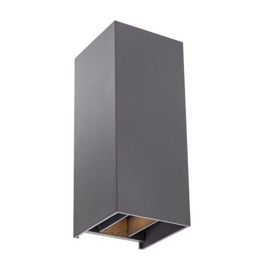 Aplica exterior IP54 LED il direct/indirect gri mat  2x5W, 2700K-4000K, Sonny 90636 Smarter