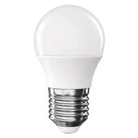 Bec LED miniglob, E27, lumina neutra 4000K, 4.2W, 470lm, 30000 h functionare, garantie 3 ani, Emos ZQ6E23