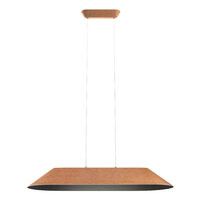 Lustra moderna Akira cafenie fonoabsorbanta LED 23.5W/2726lm/2700K, 01-4104 Redo