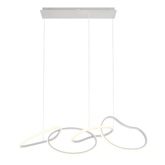 Lustra moderna Bias alba dimm. LED 90W/11973lm 3000K/4500K/6500K, 01-3388 Redo