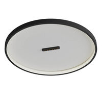 Plafoniera moderna Button neagra dimm. LED 52W/7261lm/3000K, 01-3832 Redo