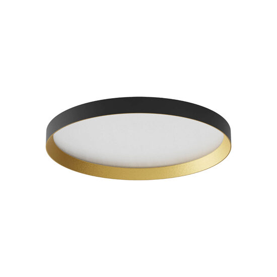 Plafoniera Dama neagra-aurie LED 40W/4968lm 3000K/4000K/5000K D45, 01-3750 Redo