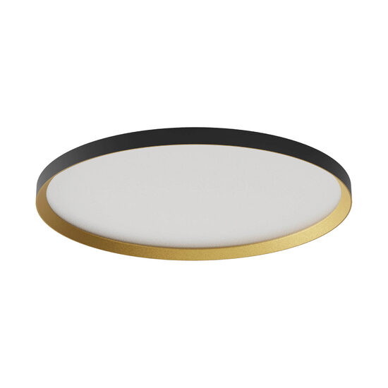 Plafoniera Dama neagra-aurie LED 50W/6521lm 3000K/4000K/5000K D60, 01-3751 Redo