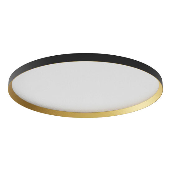 Plafoniera Dama neagra-aurie LED 60W/7682lm 3000K/4000K/5000K D80, 01-3752 Redo