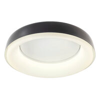 Plafoniera moderna Dip neagra LED 40W 2700K-6500K, 01-3724 Redo