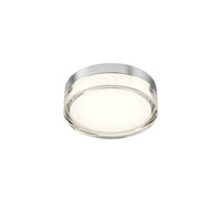 Aplica/Plafoniera moderna baie IP54 Frisbi crom LED 8W/768lm/3000K, 01-3725 Redo