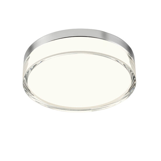 Aplica/Plafoniera moderna baie IP54 Frisbi crom LED 12W/3000K/4000K, 01-3727 Redo