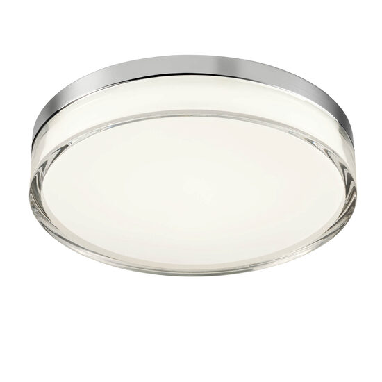 Aplica/Plafoniera moderna baie IP54 Frisbi crom LED 18W/3000K/4000K, 01-3728 Redo