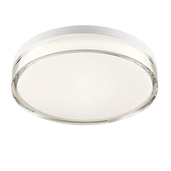 Aplica/Plafoniera moderna baie IP54 Frisbi alba LED 18W/3000K/4000K, 01-3732 Redo