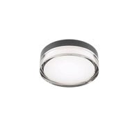 Aplica/Plafoniera moderna baie IP54 Frisbi neagra LED 8W/768lm/3000K, 01-3733 Redo