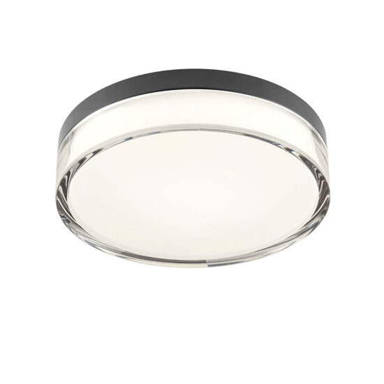 Aplica/Plafoniera moderna baie IP54 Frisbi neagra LED 12W/3000K/4000K, 01-3735 Redo