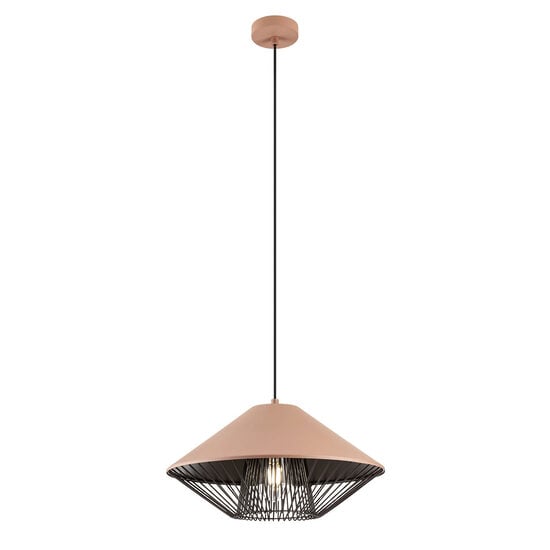 Lustra moderna Grill cafenie grilaj decorativ metalic 1xE27/42W, 01-3005 Redo