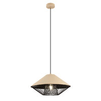 Lustra moderna Grill bej grilaj decorativ metalic 1xE27/42W, 01-3007 Redo