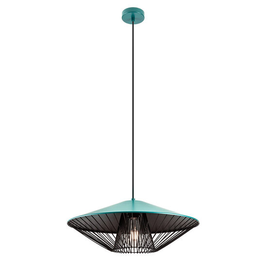 Lustra moderna Grill verde grilaj decorativ metalic 1xE27/42W, 01-3010 Redo