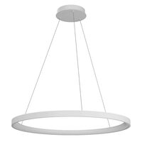 Lustra Iconic alba-alb LED 60W 7192lm/7288lm 3000K/4000K, 01-3914 Redo