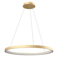Lustra Iconic aurie-alb LED 60W 7192lm/7288lm 3000K/4000K, 01-3915 Redo